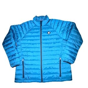 Alaskan Hardgear Mens size XL Tall Blue Puffer Packable Jacket Duluth Trading